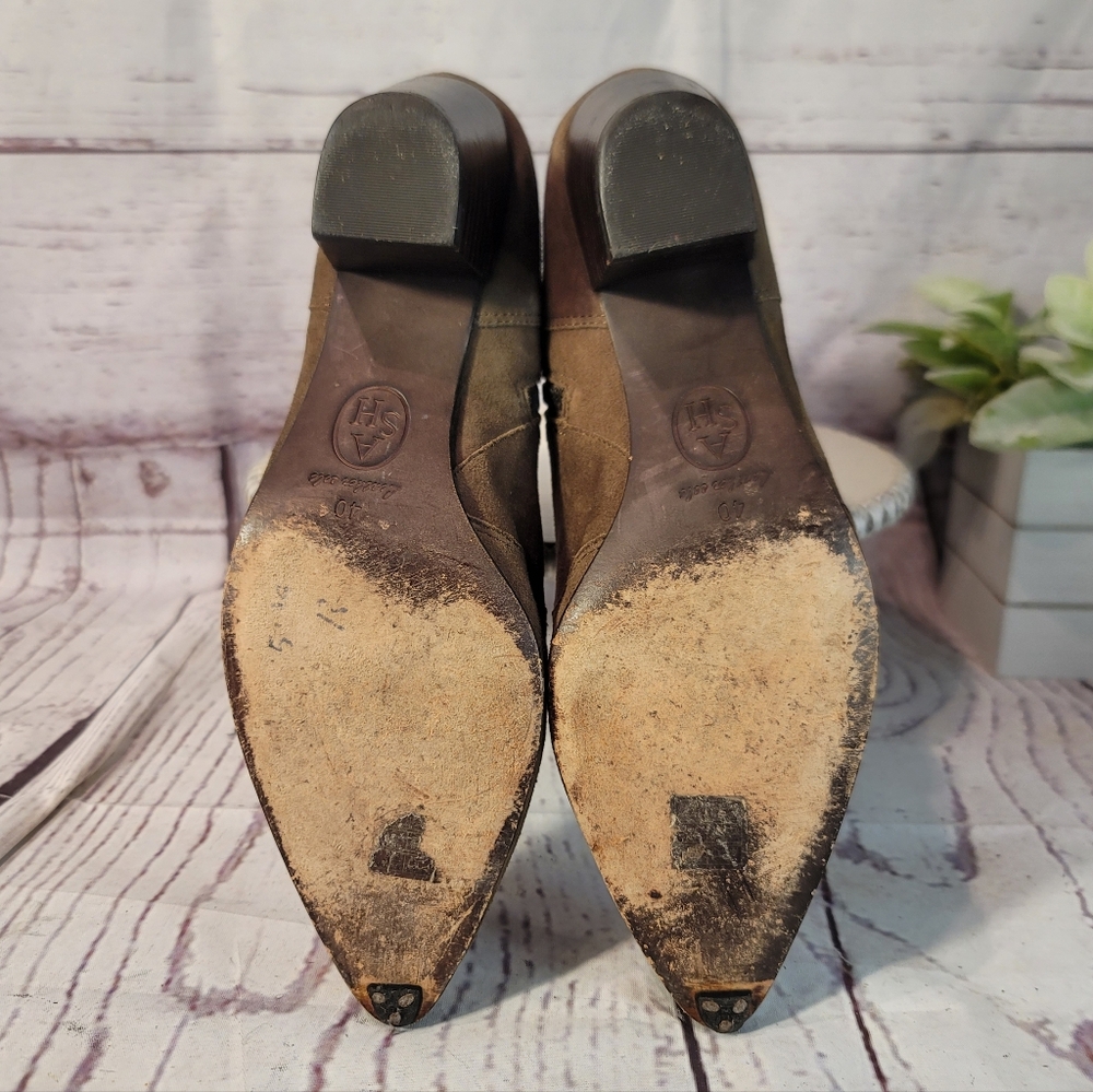 Ash Hurrican Brown Suede Ankle Boots Size 40 - Picture 6 of 9